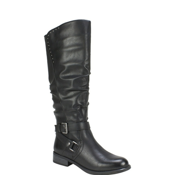 White Mountain Liona size 7M wide calf color black - Picture 1 of 12